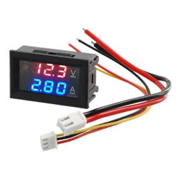 Volt + Amp meter DC 10A / 50A