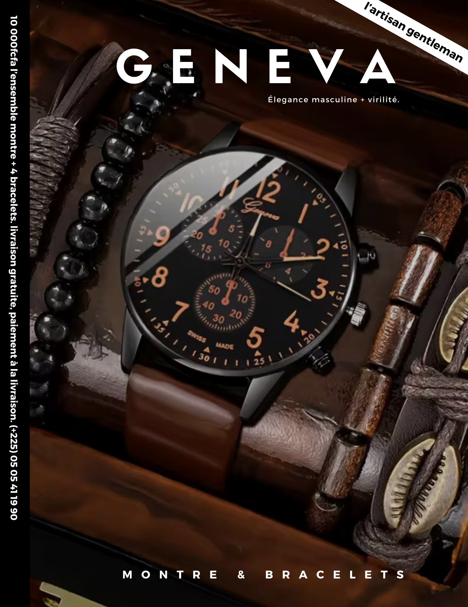Ensemble montre & bracelets _0