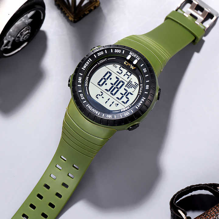 Military green Sport watch _0