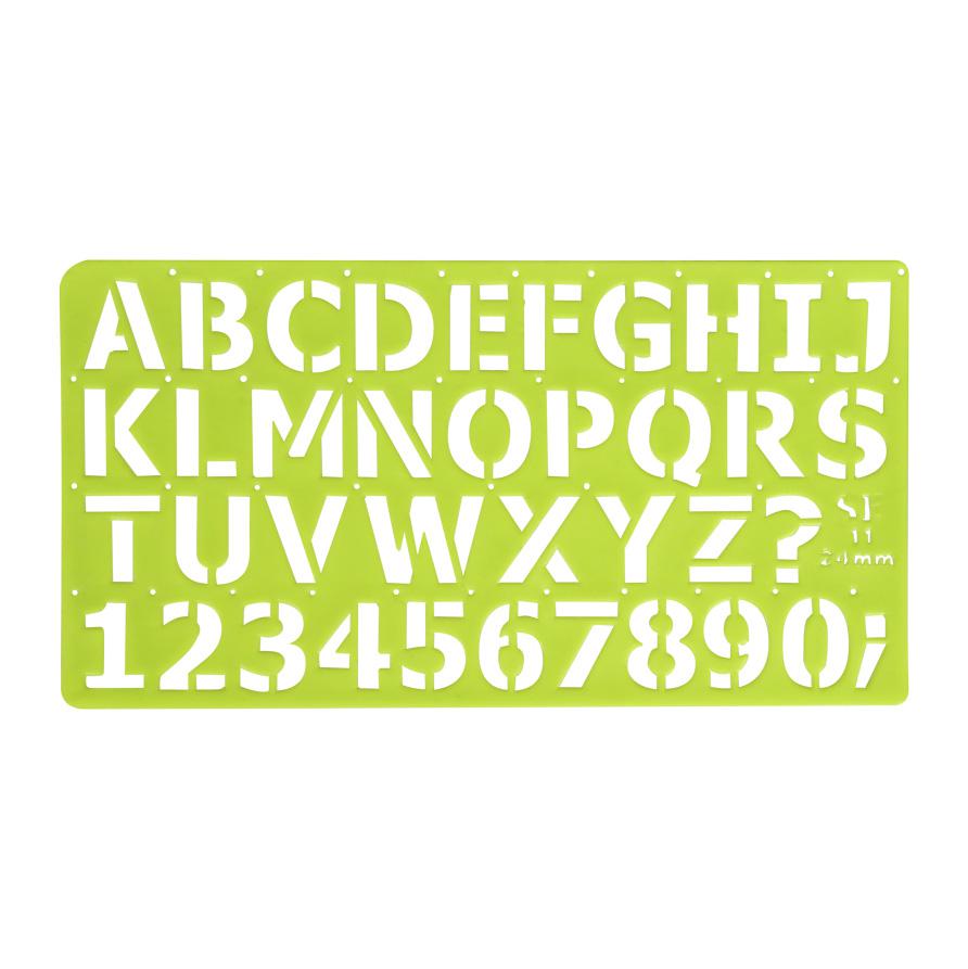 Gioser Plantilla Letras/Numero