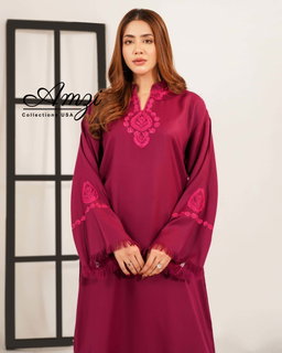 Pashmina Kaftan Pink