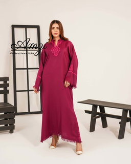 Pashmina Kaftan Pink