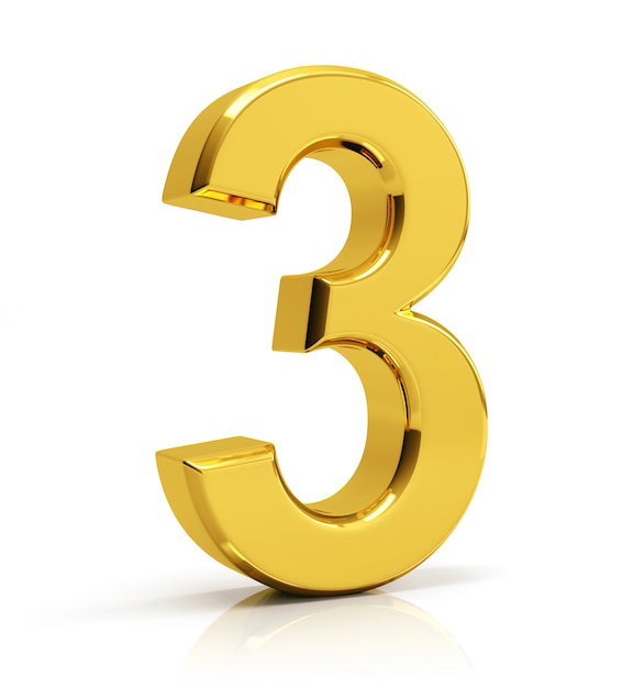 Gold three number 