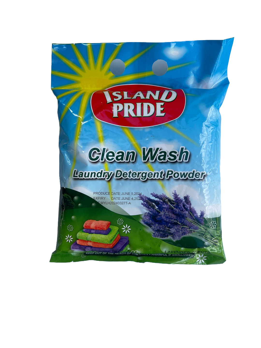 Island Pride Lavender 900g Laundry Detergent Powder