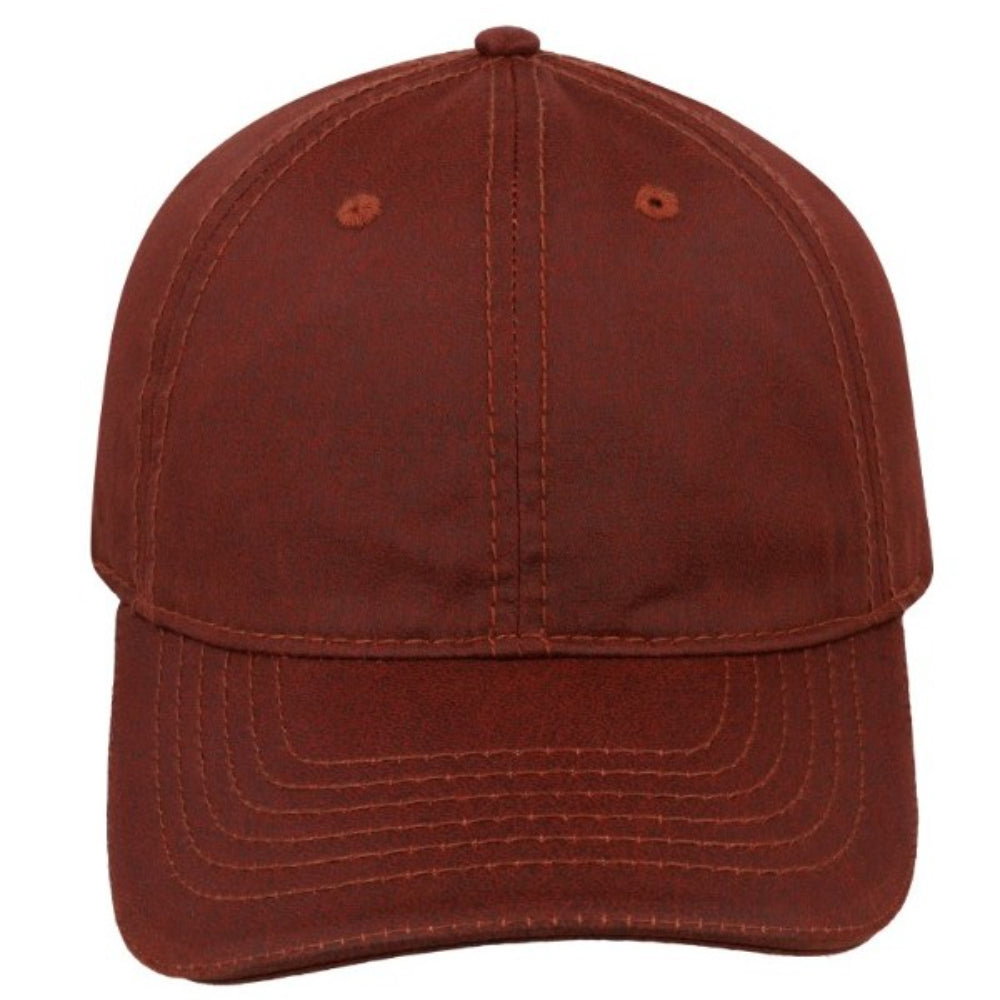 Washed Oil Skin 6 Panel_0