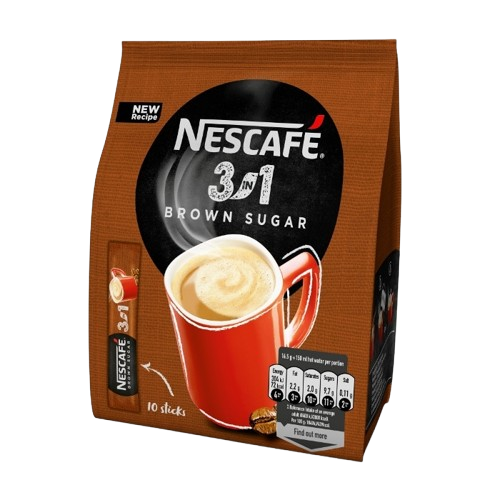 NESCAFE 3IN1 BROWN SUGAR 10SACHET