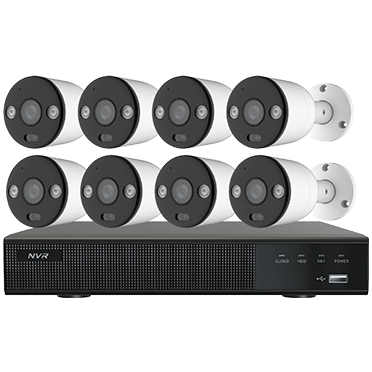 8MP-8CH Full color night vision POE NVR Kits_0