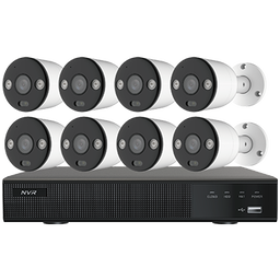 8MP-8CH Full color night vision POE NVR Kits