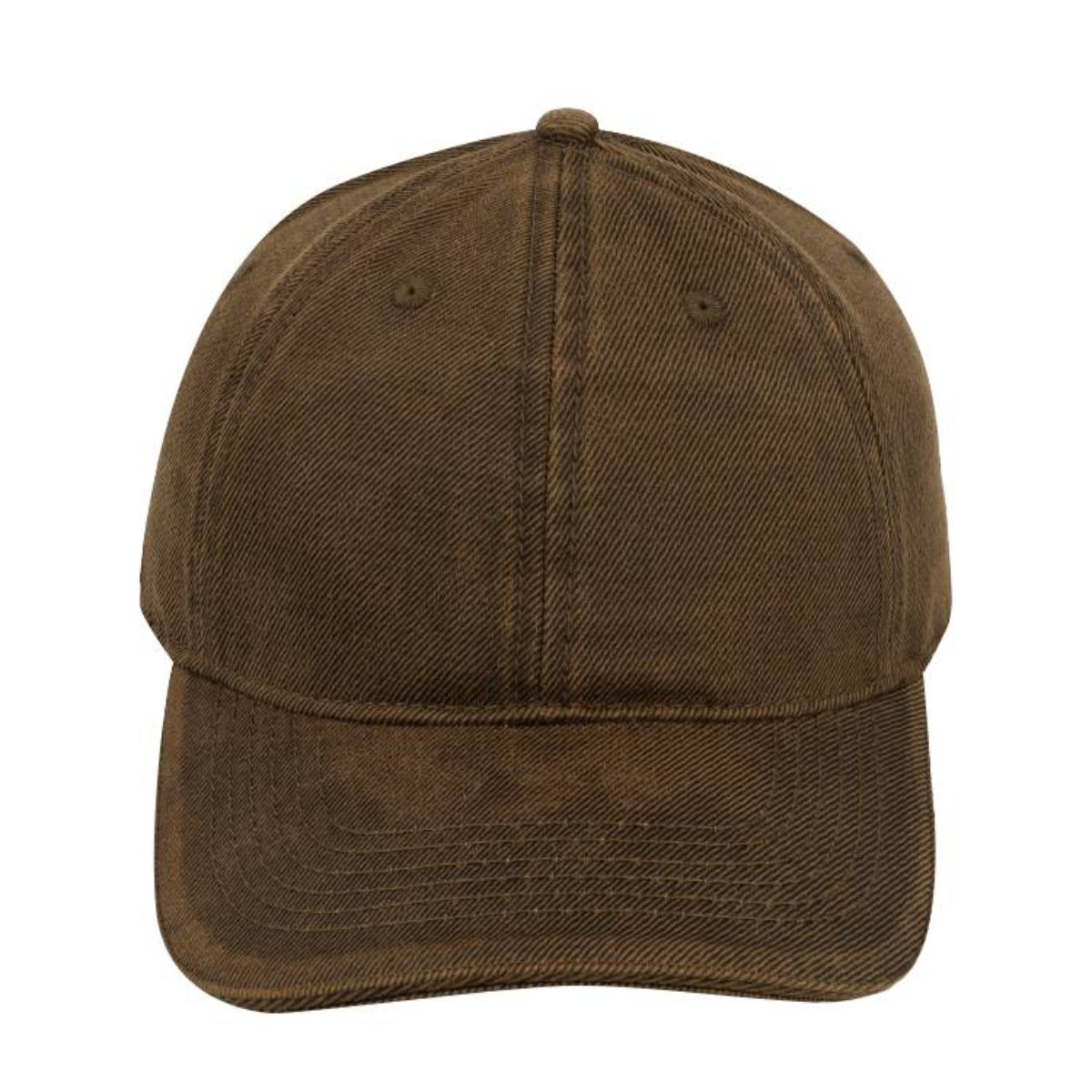 Dual Tone Oil Skin 6 Panel Cap_0