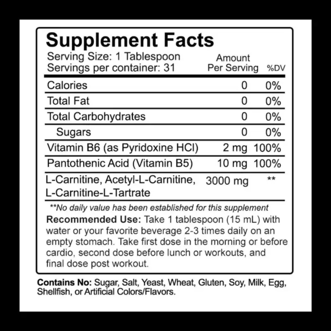 L-Carnitine 3000mg orange mango NUTREX_1