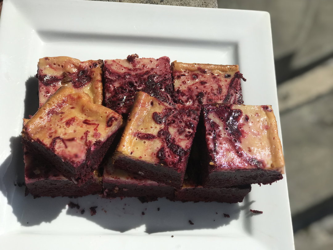 Red Velvet Cheesecake Brownie