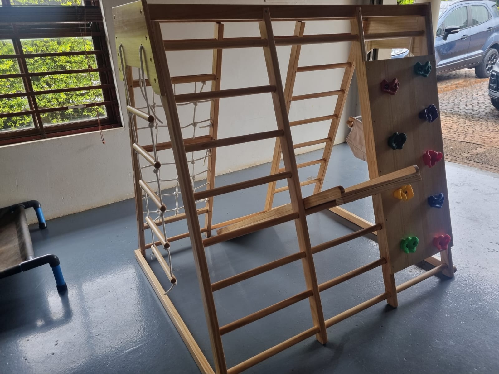 Wooden Jungle Gym - Varnished _3