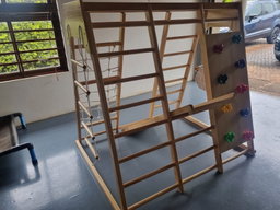 Wooden Jungle Gym - Varnished 