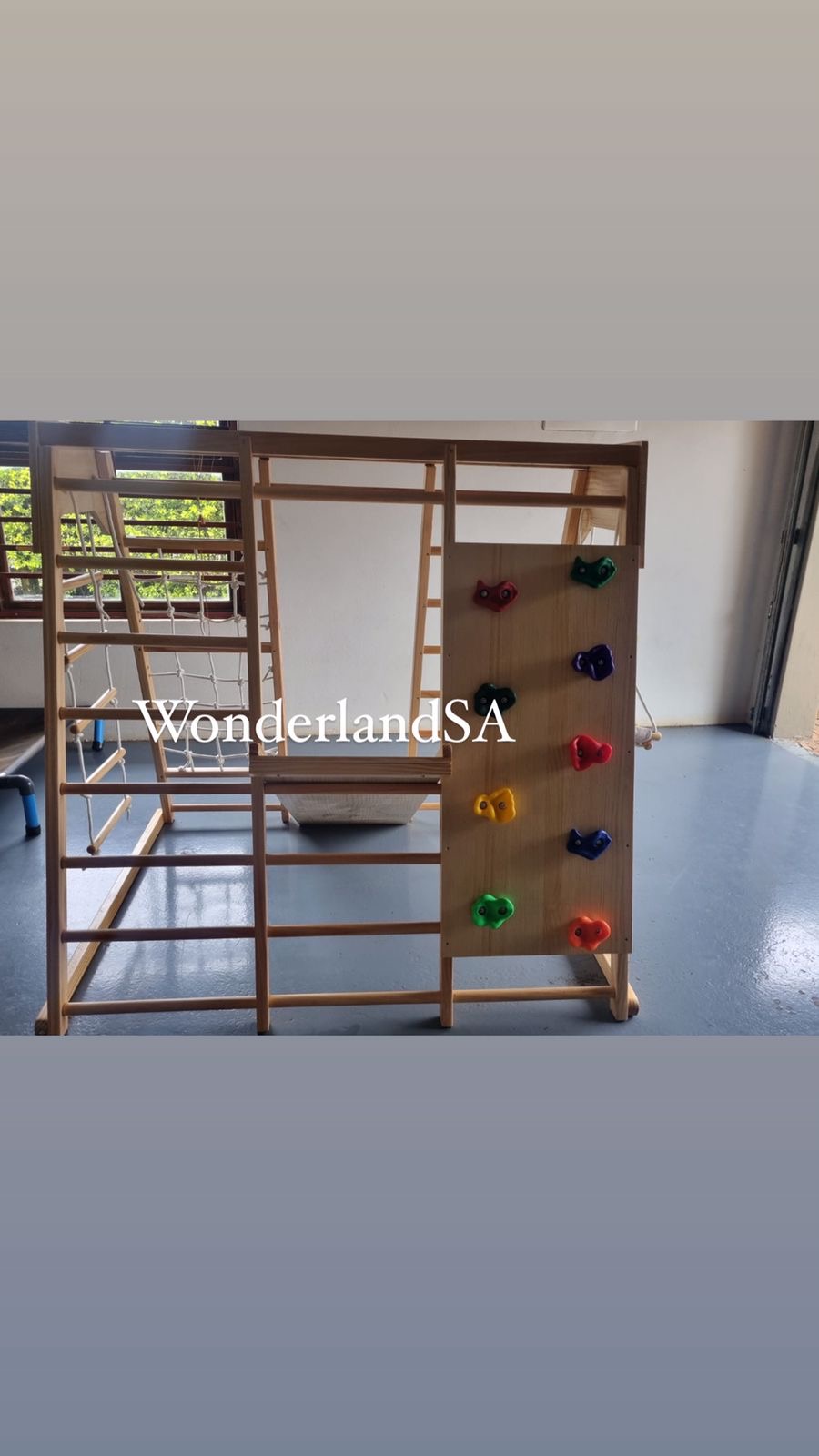 Wooden Jungle Gym - Varnished