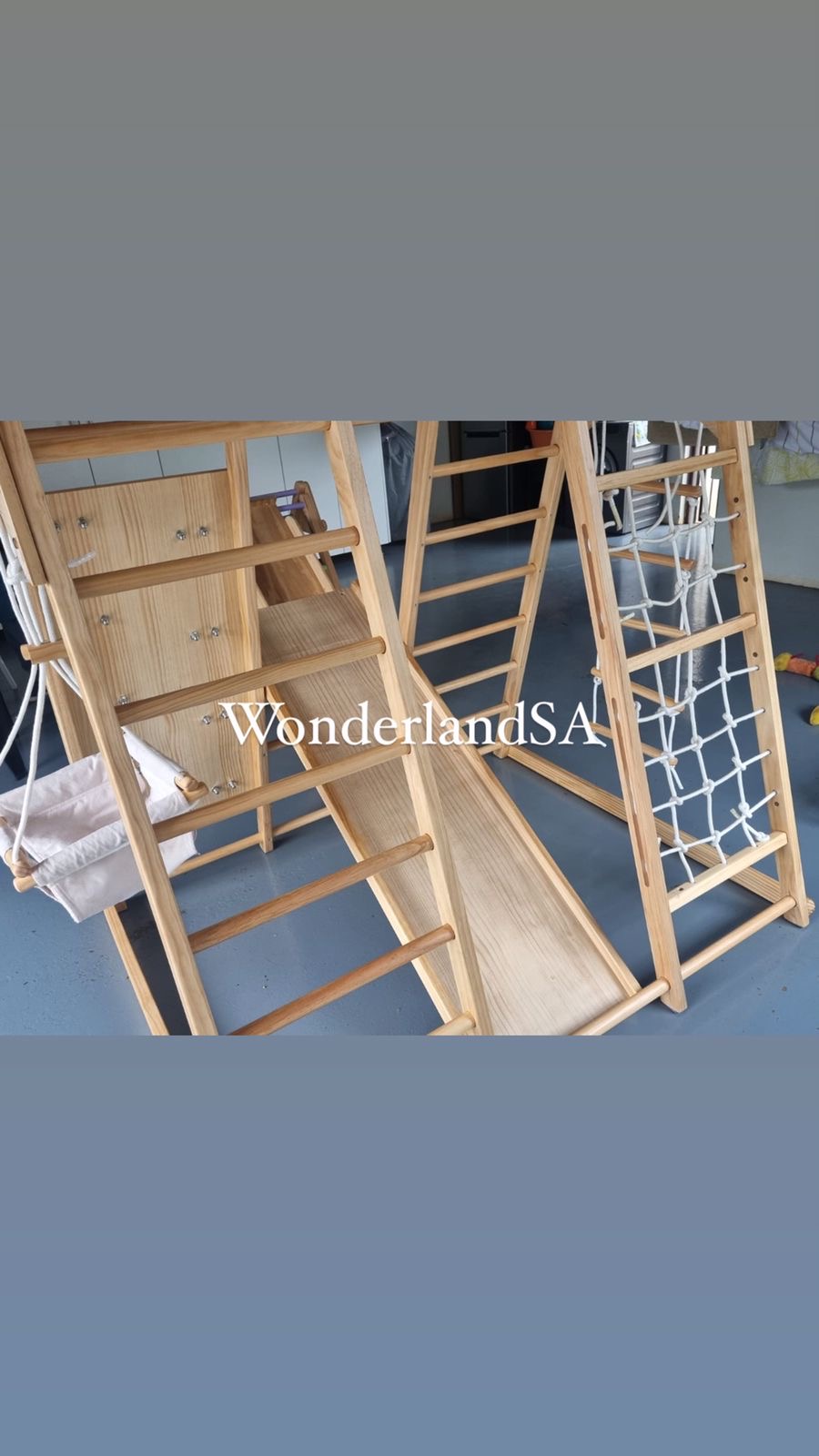 Wooden Jungle Gym - Varnished _1