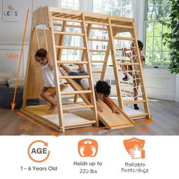 Wooden Jungle Gym - Varnished 