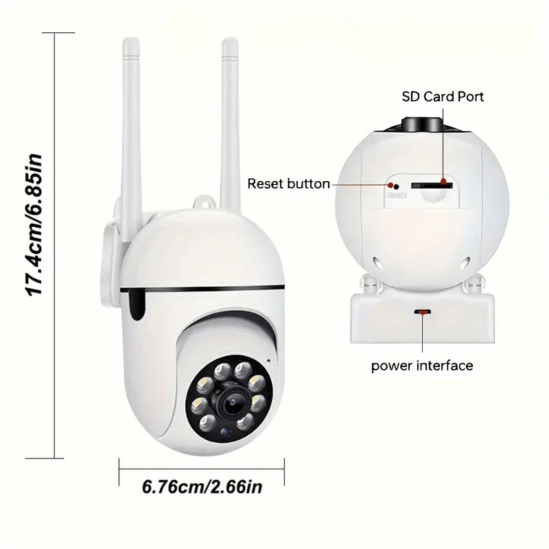  HD Cámara de seguridad inteligente WiFi_6