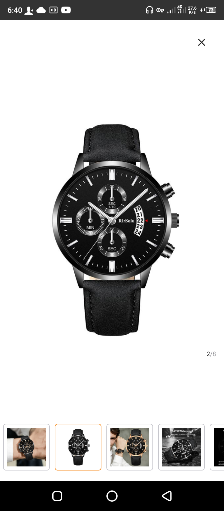 Leather watch _0