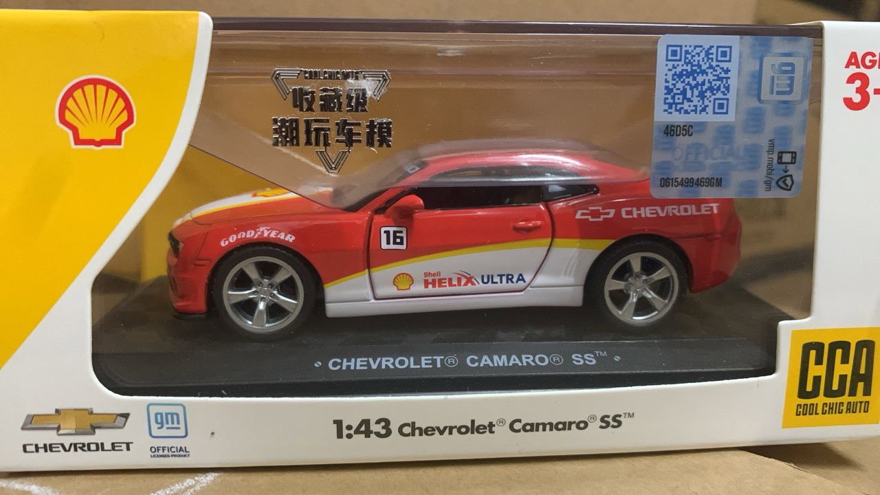 1:43 SHELL Chevrolet Camaro SS_0