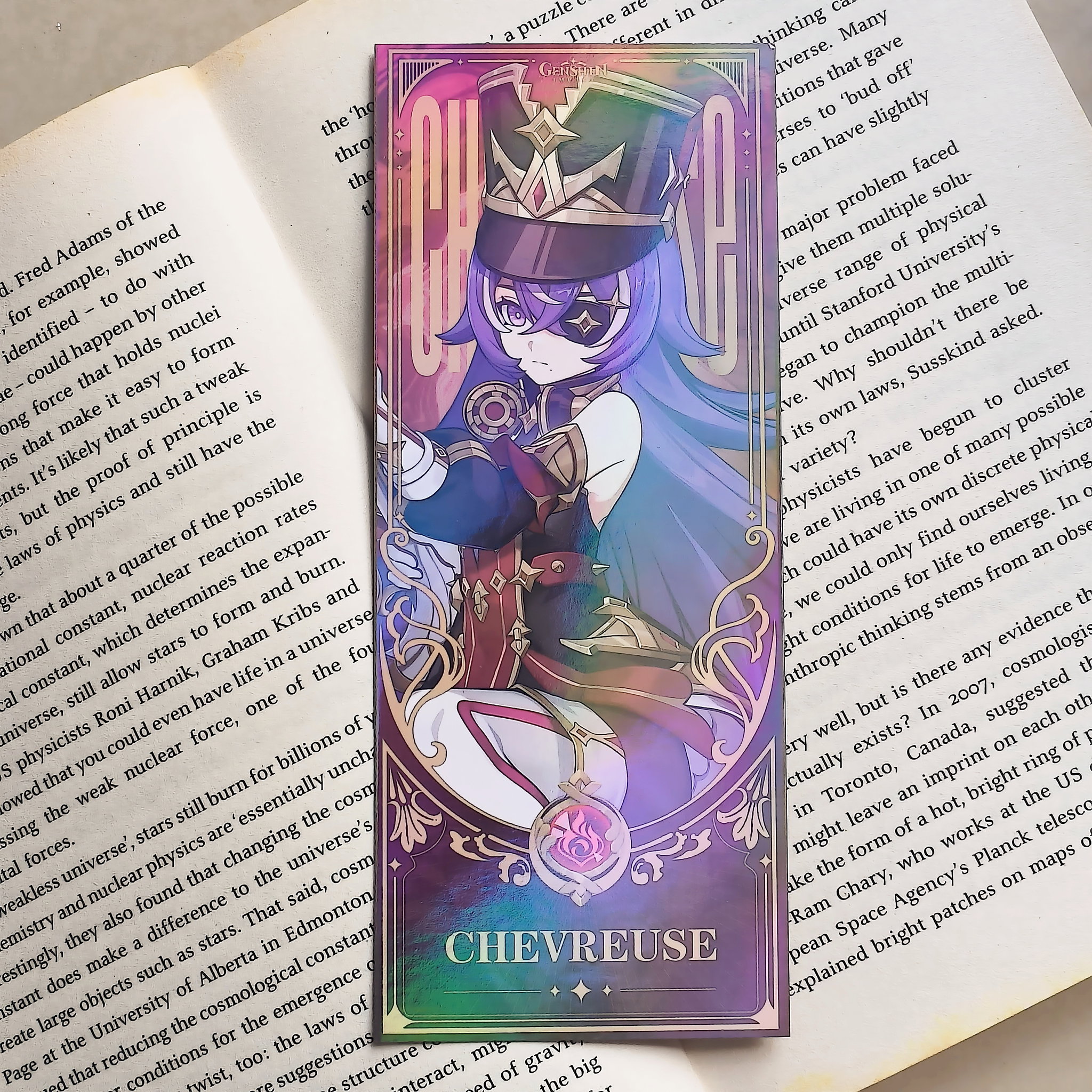 Chevreuse Holographic bookmark_0