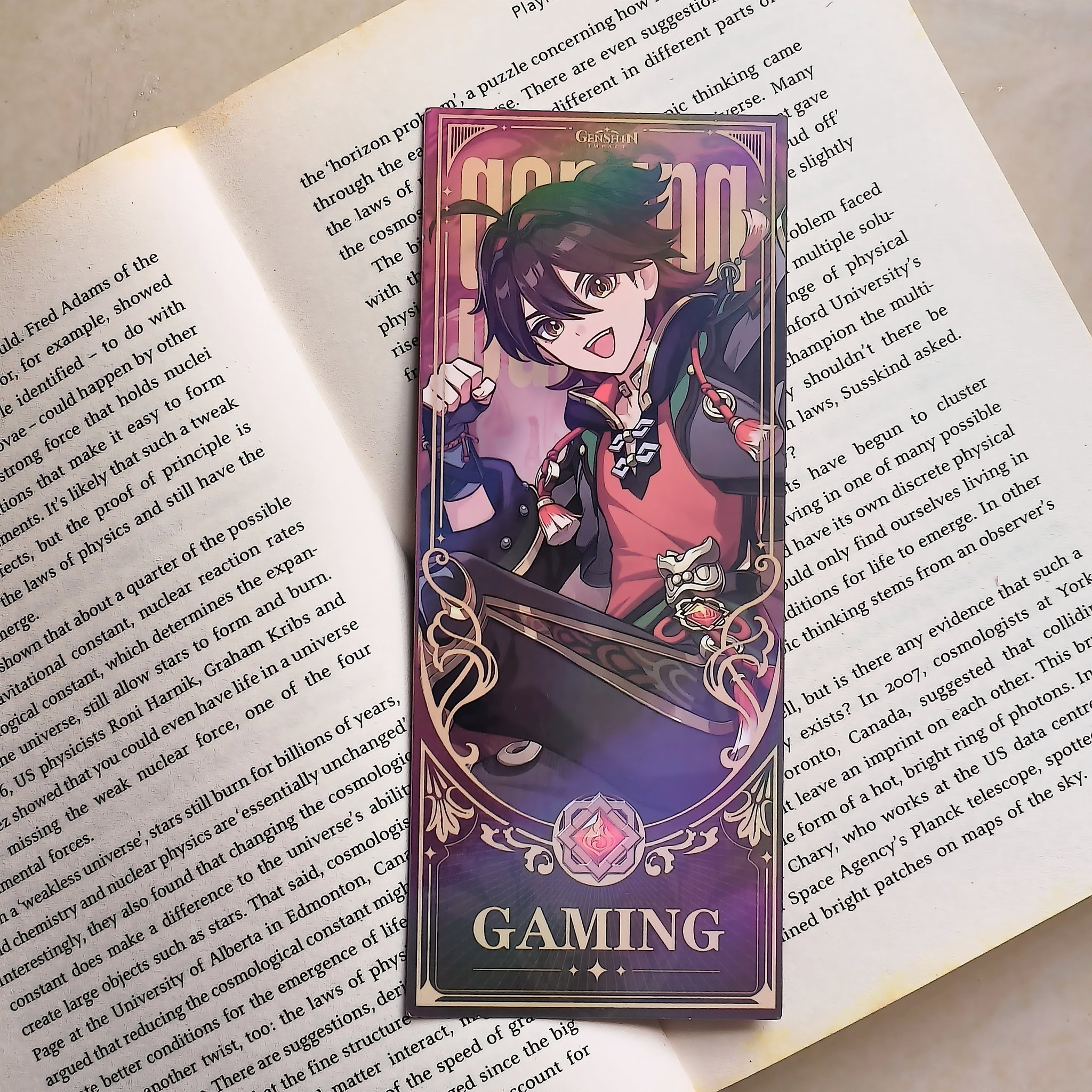 Gaming Holographic bookmark _0