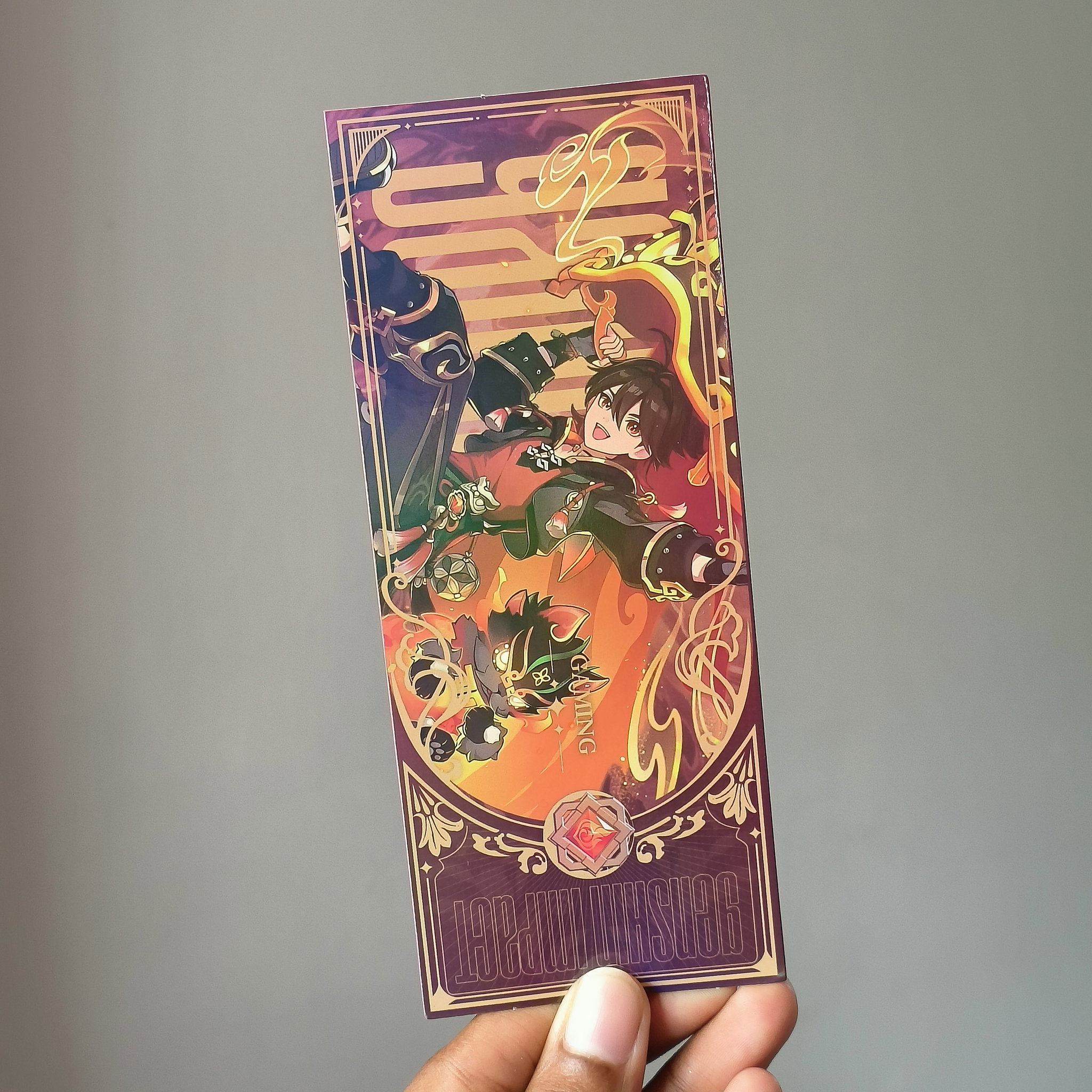 Gaming Holographic bookmark _2