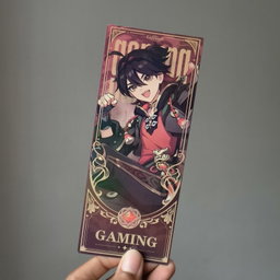 Gaming Holographic bookmark 