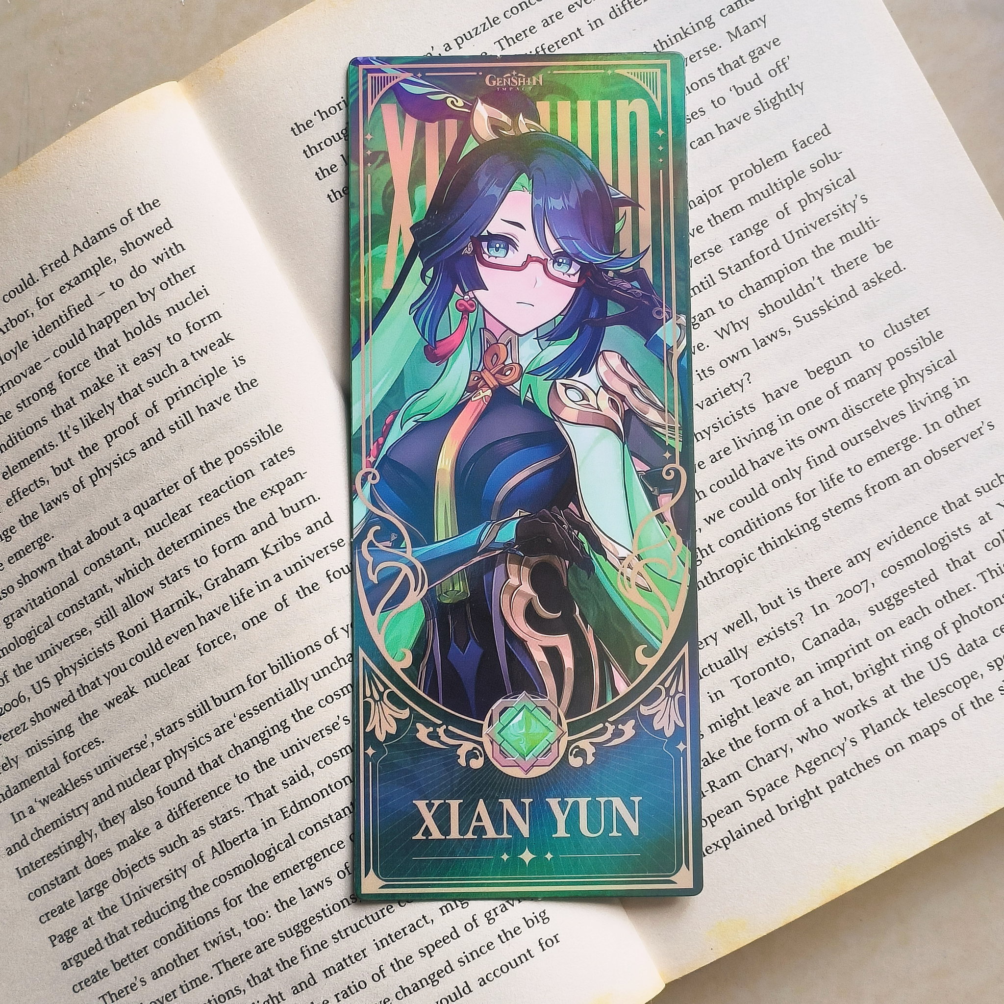 XianYun Holographic bookmark_0