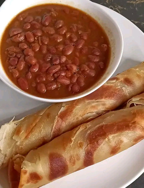 chapati with beans_0