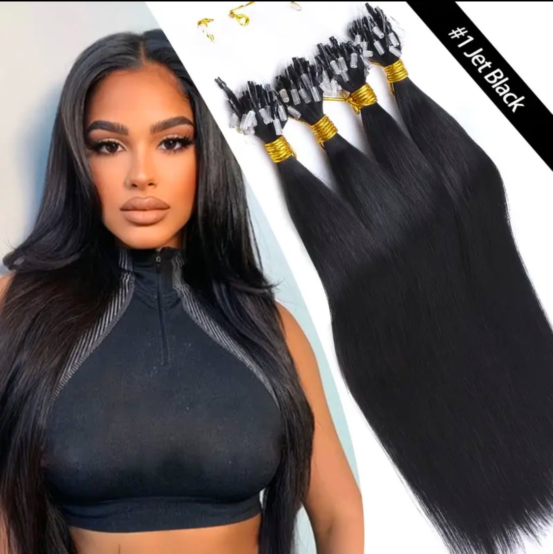PRELOOPED ITIP HUMAN HAIR EXTENSIONS _6