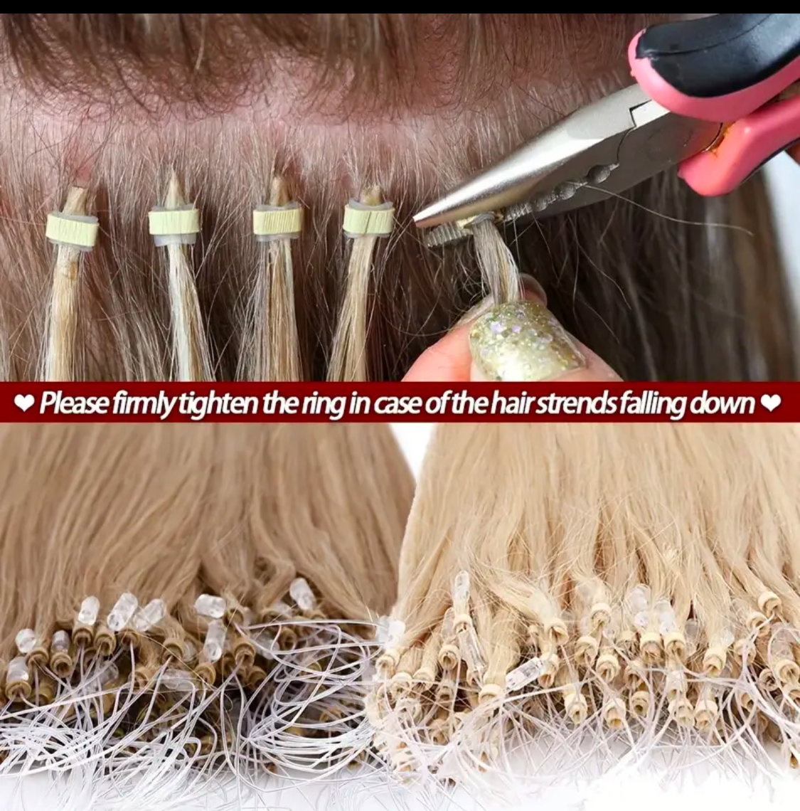 PRELOOPED ITIP HUMAN HAIR EXTENSIONS _7