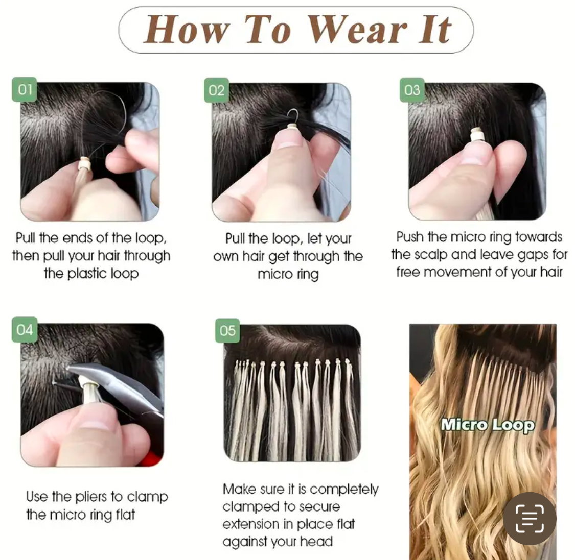 PRELOOPED ITIP HUMAN HAIR EXTENSIONS _2