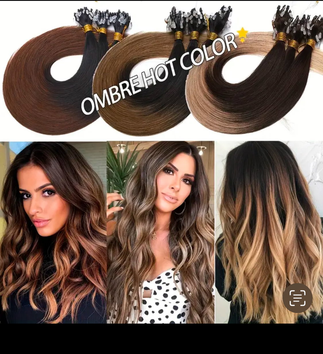 PRELOOPED ITIP HUMAN HAIR EXTENSIONS _0