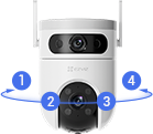 EZVIS H9C Dual PT  WIFI Camera _0