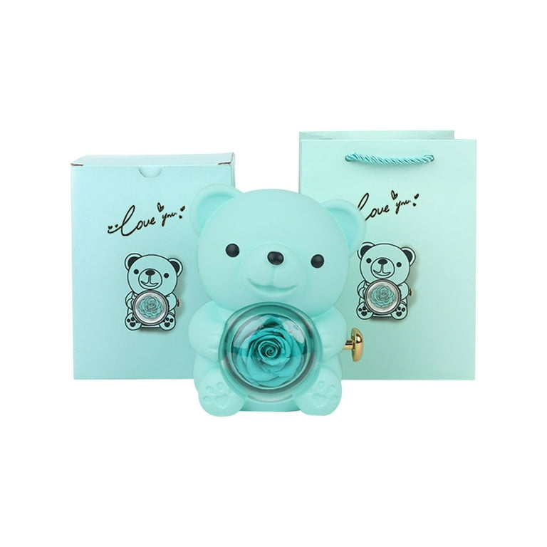 "🌹✨ Rose Teddy Bear with Dazzling Jewelry Gift Set 🎁"_6