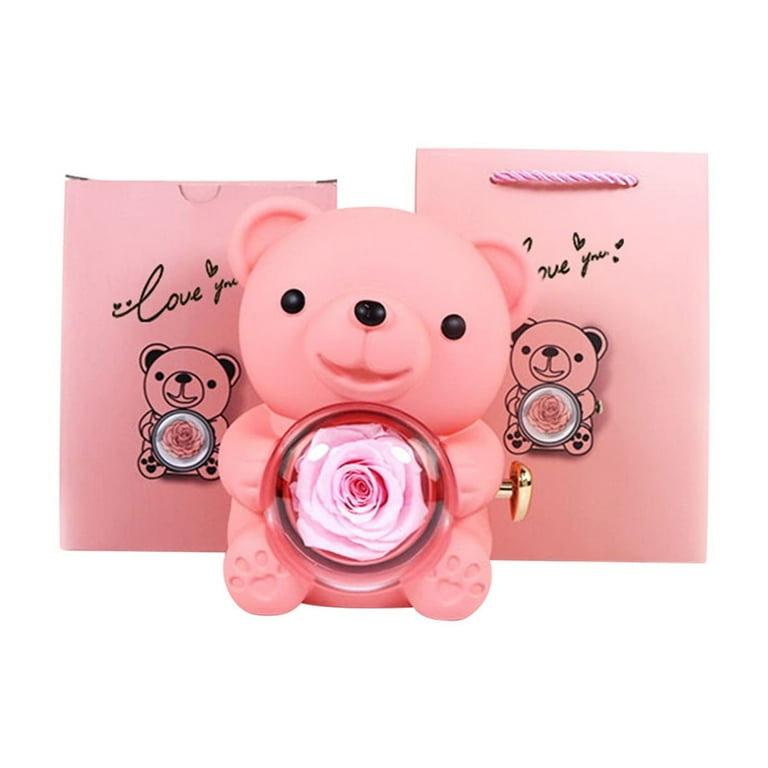 "🌹✨ Rose Teddy Bear with Dazzling Jewelry Gift Set 🎁"_8