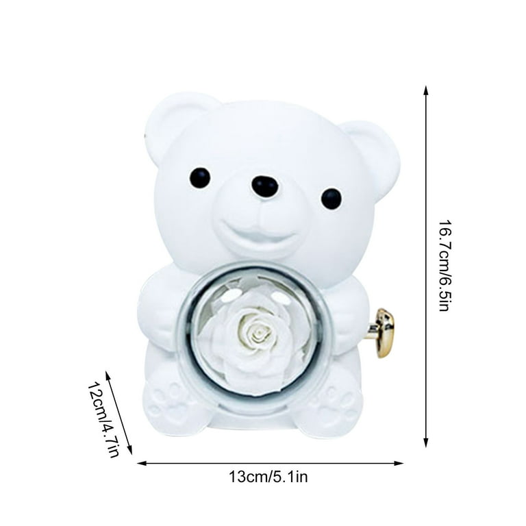 "🌹✨ Rose Teddy Bear with Dazzling Jewelry Gift Set 🎁"_2