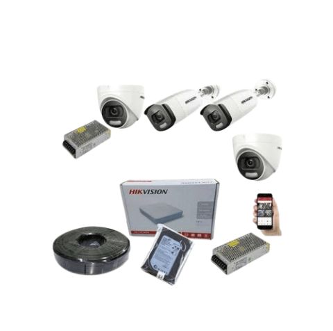 4 Channel CCTV system (Full Colour)