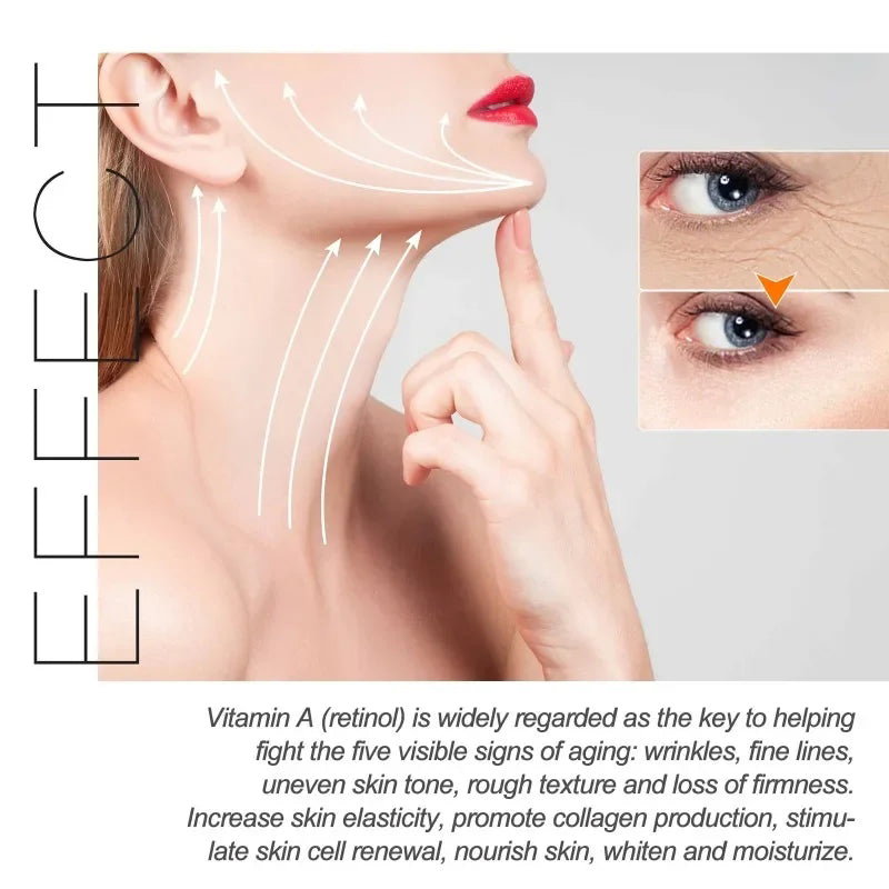 Crème au rétinol réparatrice, hydratante, nourrissante et éclaircissante pour le visage. Soin anti-âge pour la peau du visage_2