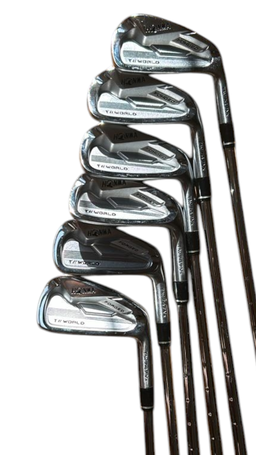 Honma TM World 747 Irons, Nippon Shaft Stiff, 105 Weight, Pre-Owned.