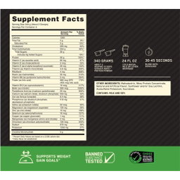 Serious Mass vainilla 6lbs OPTIMUM NUTRITION