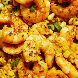 Sweet Corn Shrimp Rice - ONE