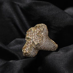 Hip hop style ring
