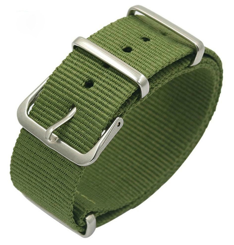 22mm Nato strap green_0