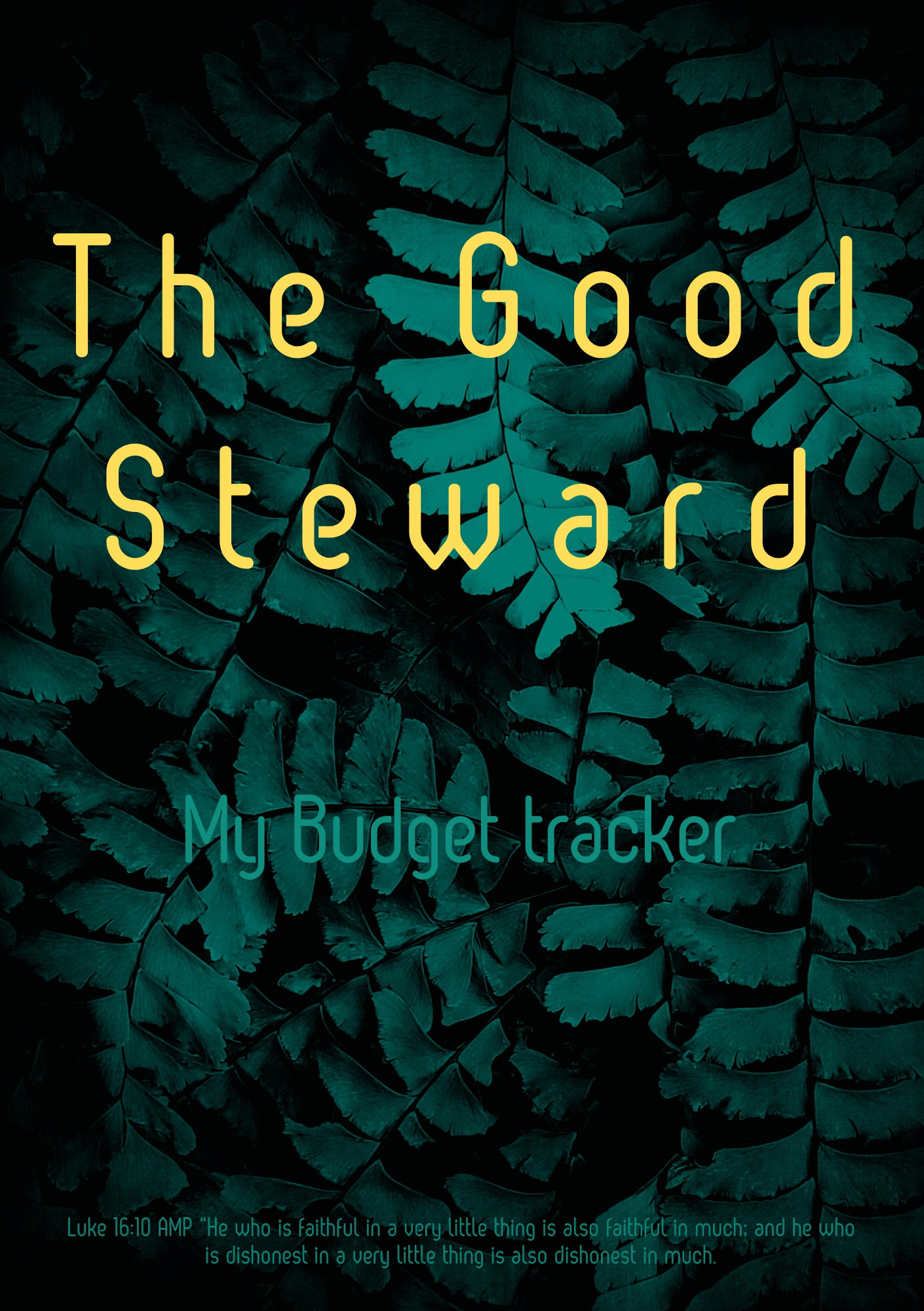 THE GOOD STEWARD FINANCIAL TRACKER _4