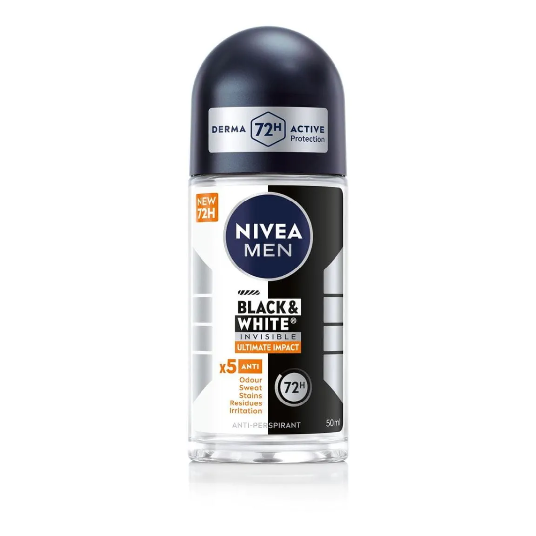 NIVEA MEN BLACK WHITE ROLL ON 50ML