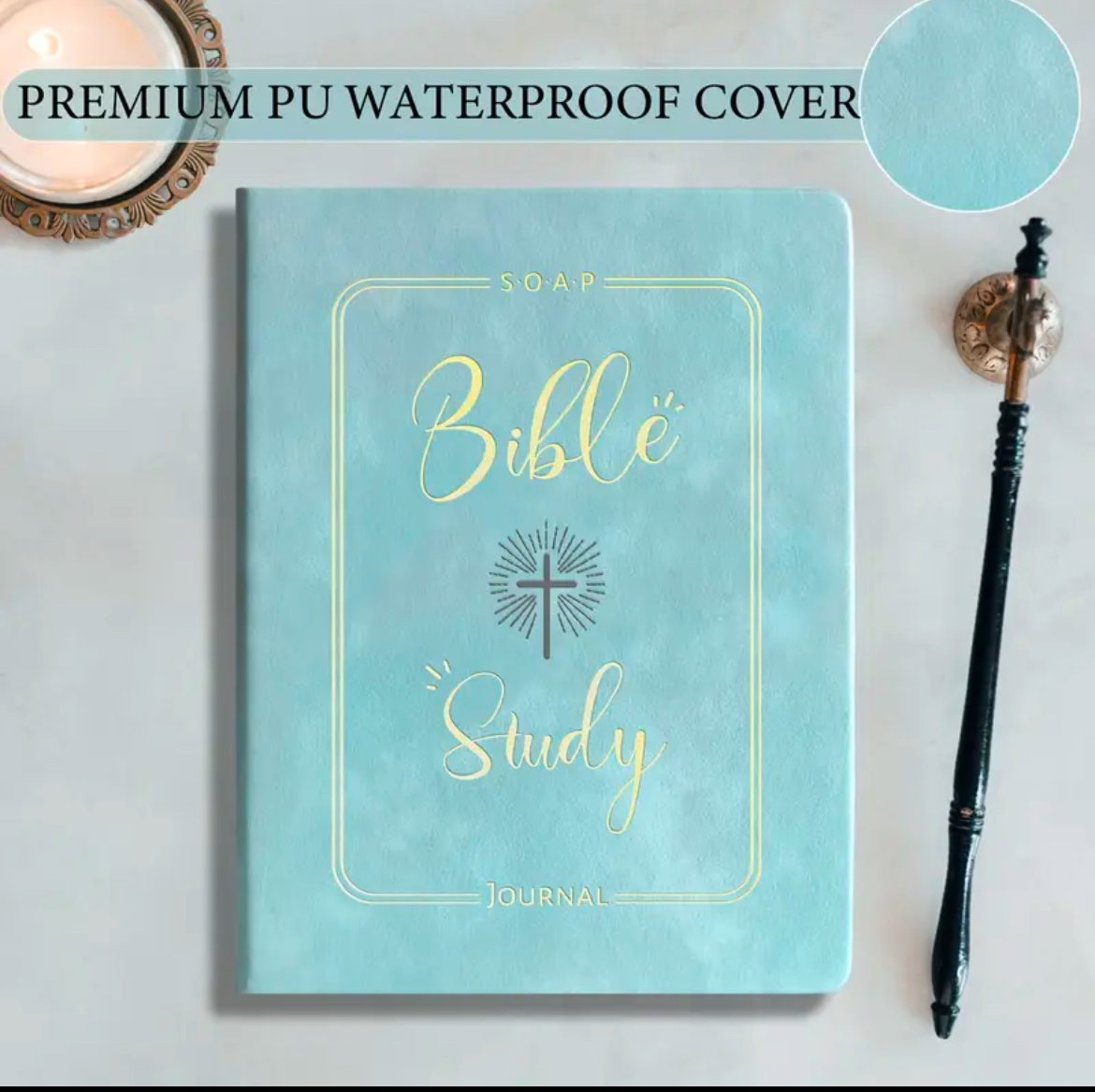 Bible Study Journal Faux Leather_0