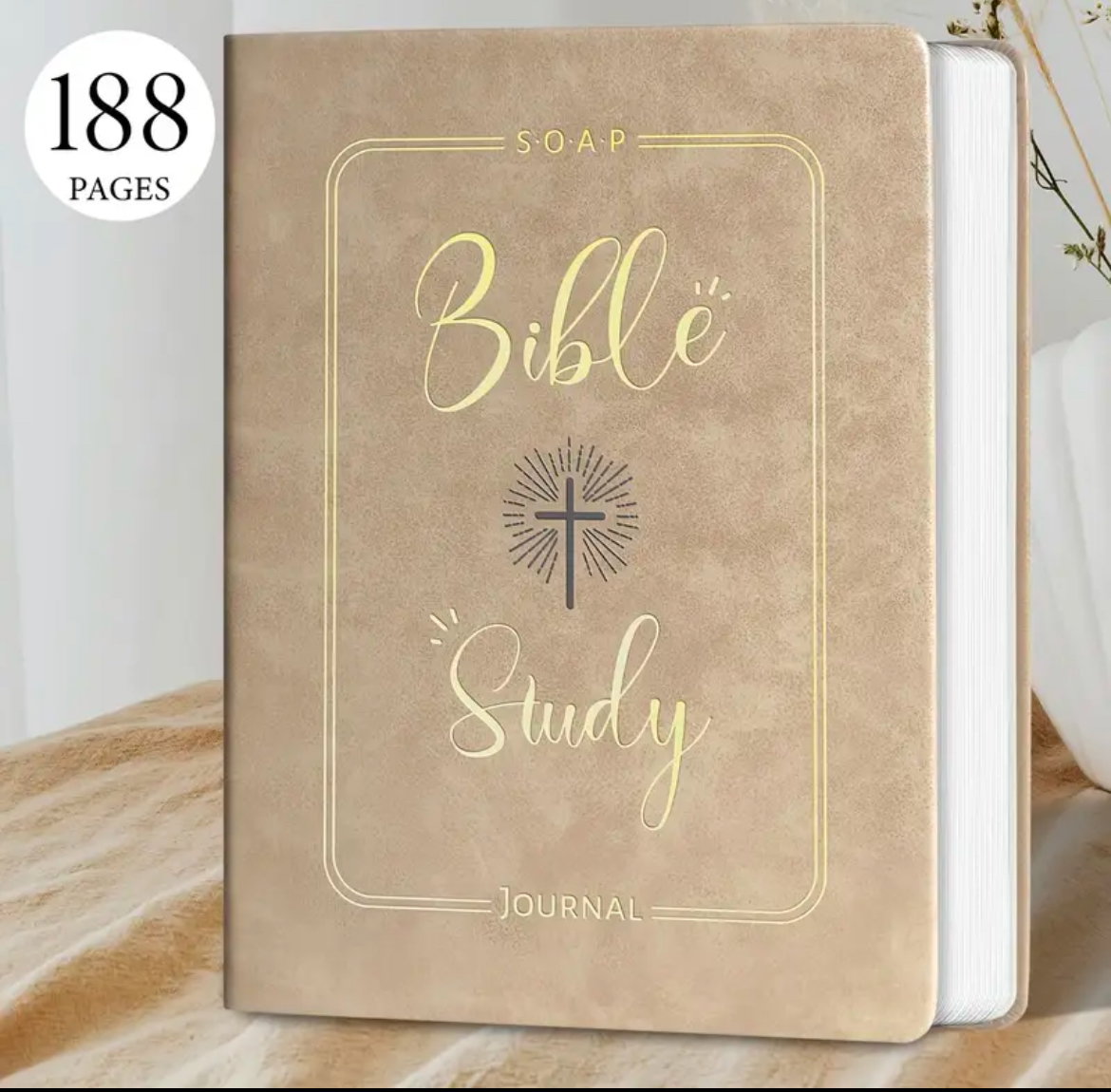 Bible Study Journal Faux Leather_1