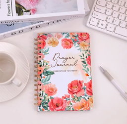 Vintage Floral Hard Cover Prayer Journal