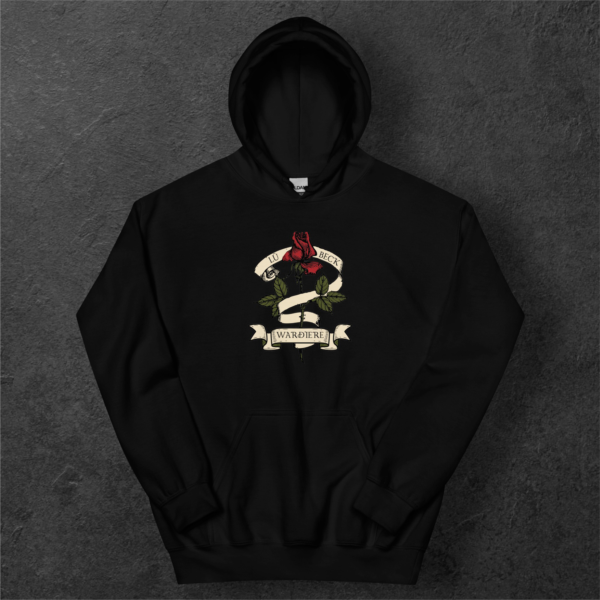 Lübeck rose rebel hoodie _0